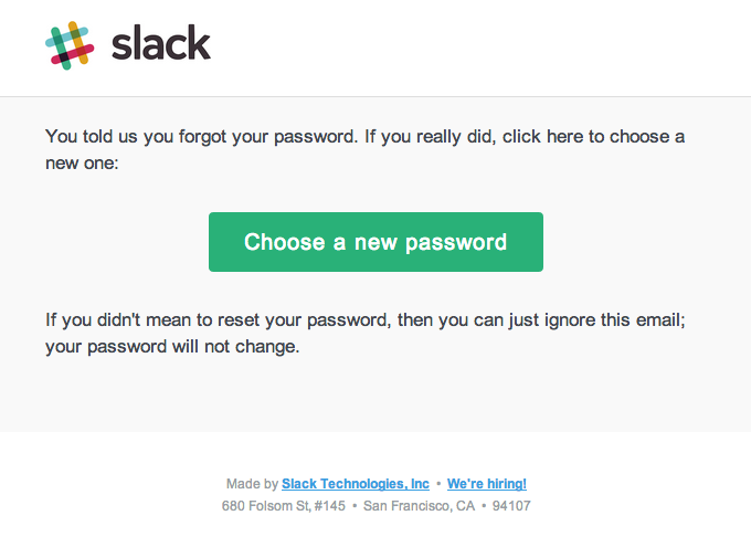 Tipo de Email #11: Recuperar Password